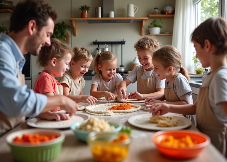 Familien Kochkurs mit Kindern - Spaß in der Küche und Ernährungserziehung