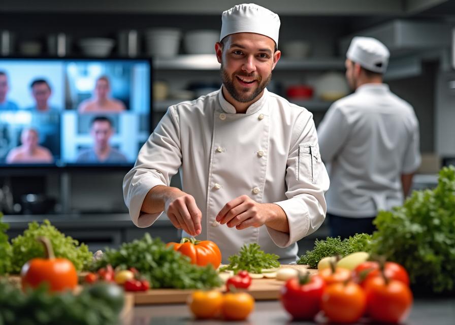 Live Koch-Workshop mit Chef-Coaching und interaktiver Teilnahme